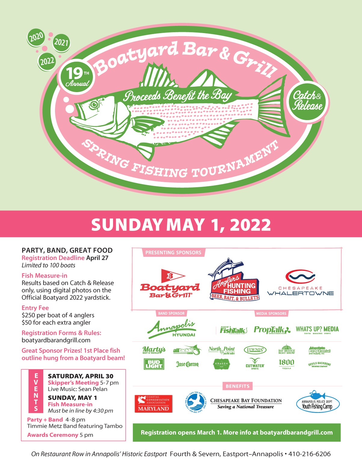 Opening Day Rockfish Fishing Tournament
